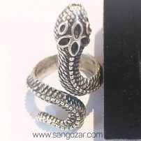انگشتر ورشو طرح مار sz13222